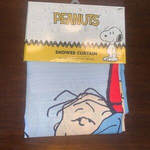 Peanuts Shower Curtain 72” X 72” NWT